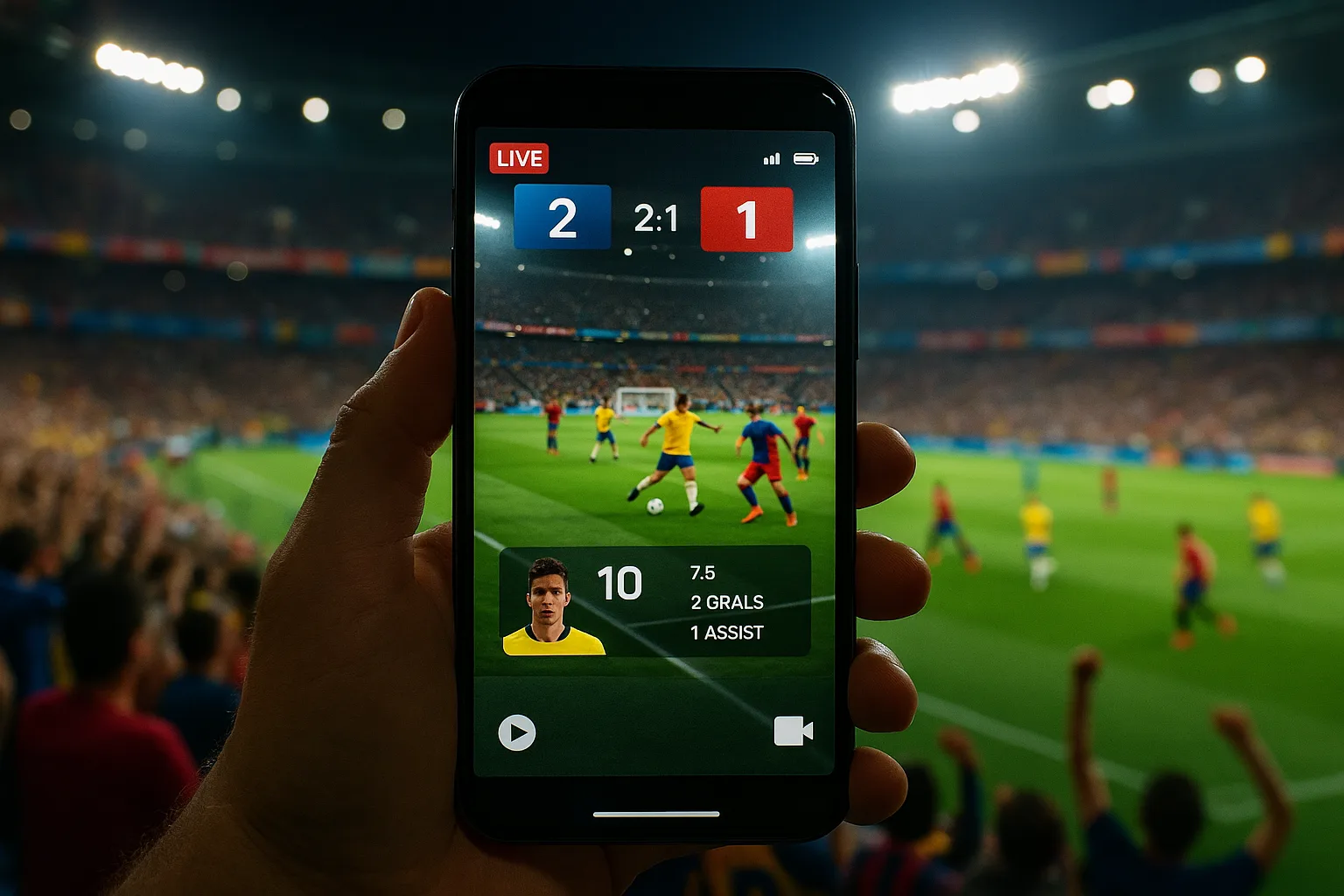 sports on mobile